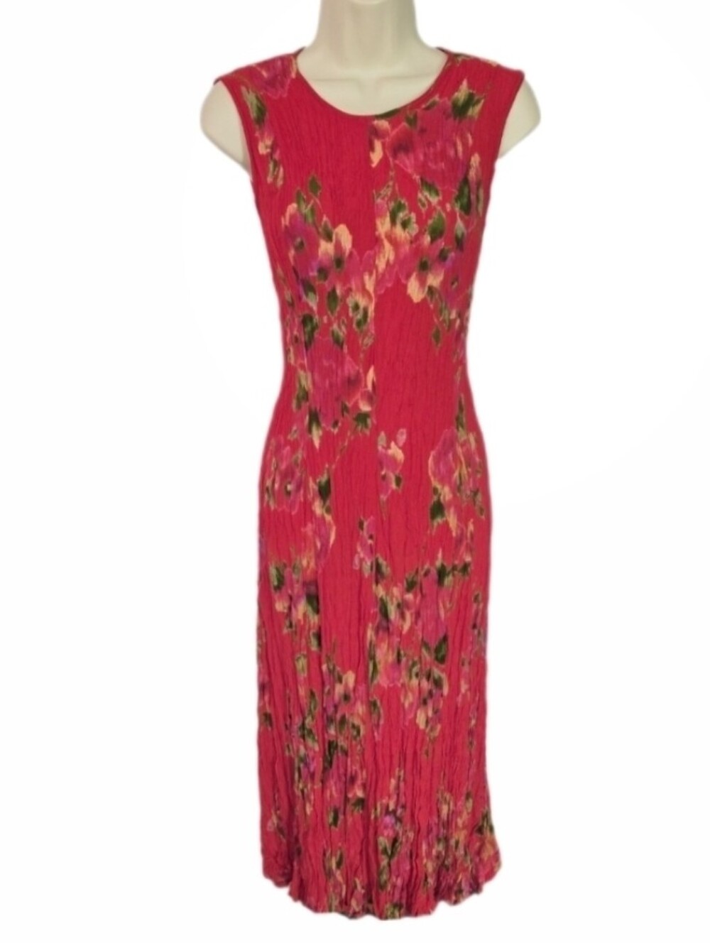 American Angel Dress Midi Tie Back Sleeveless Red Size S Small